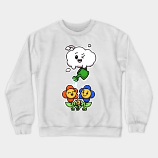 April Showers Bring May Flowers Crewneck Sweatshirt